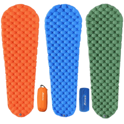 GM Blue Ultralight Sleeping Mat Pad Lightweight Inflatable Air Mattress