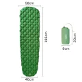 Long hiking mattress green colour vuno rapid pack product dimensions
