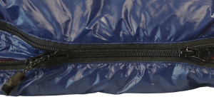 Blue Puffer dual YKK zippers
