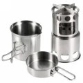 Wood Burning Camping Stove Set