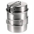pan being used as the pot lid