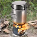 small wood burner stove used on a beach in New Zealand