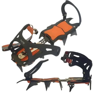 Adjustable Crampons Ice Traction Aids 12 Teeth Vuno Extreme Size 6~13.5