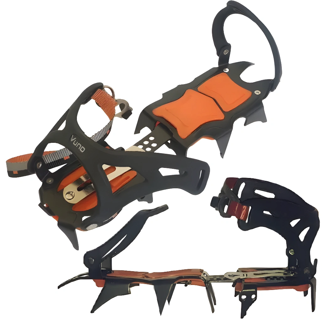 Adjustable Crampons Ice Traction Aids 12 Teeth Vuno Extreme Size 6~13.5