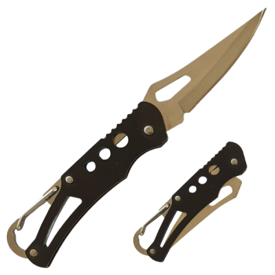 Carabiner Pocket Knife black 2023