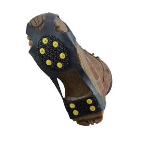 Emergency Ice Cleats Clampons On Shoe