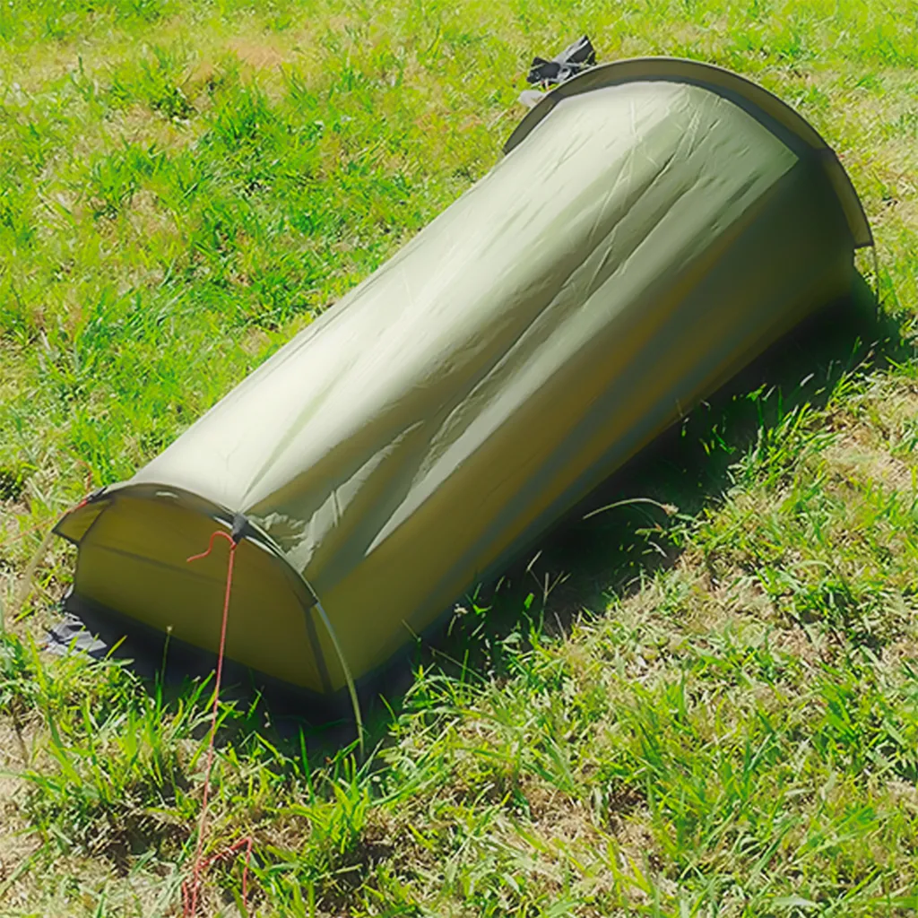 green vuno austere used outside on grass side angled shot