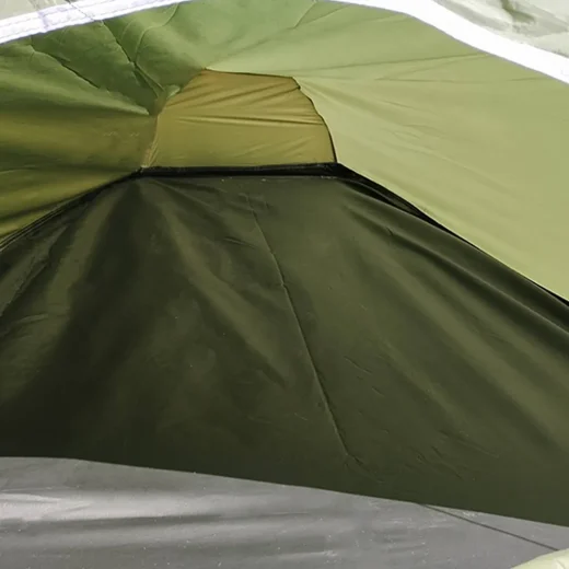 inside of green vuno austere bivvy bag tent