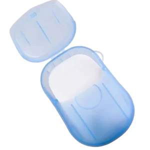 20 pack of soap flakes with lid open