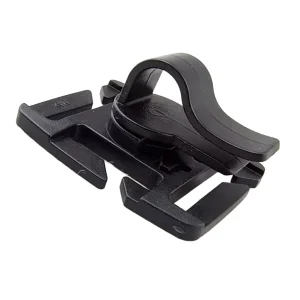 black hydration tube clip