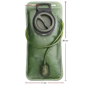 green 2 liter water bladder