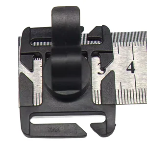 tube clip for hydration bladder and backpack strap product dimensions
