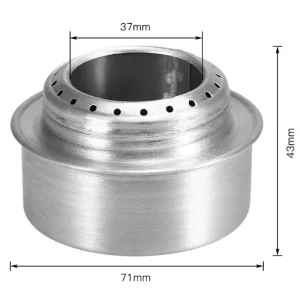 Mini Alcohol Burner Stove product dimensions