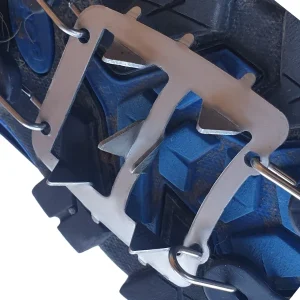 close up of rear 6 crampon spikes