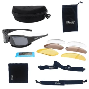 Sunglasses set with 4 lenses