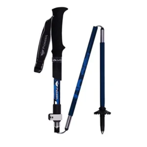 folding hiking pole blue colour