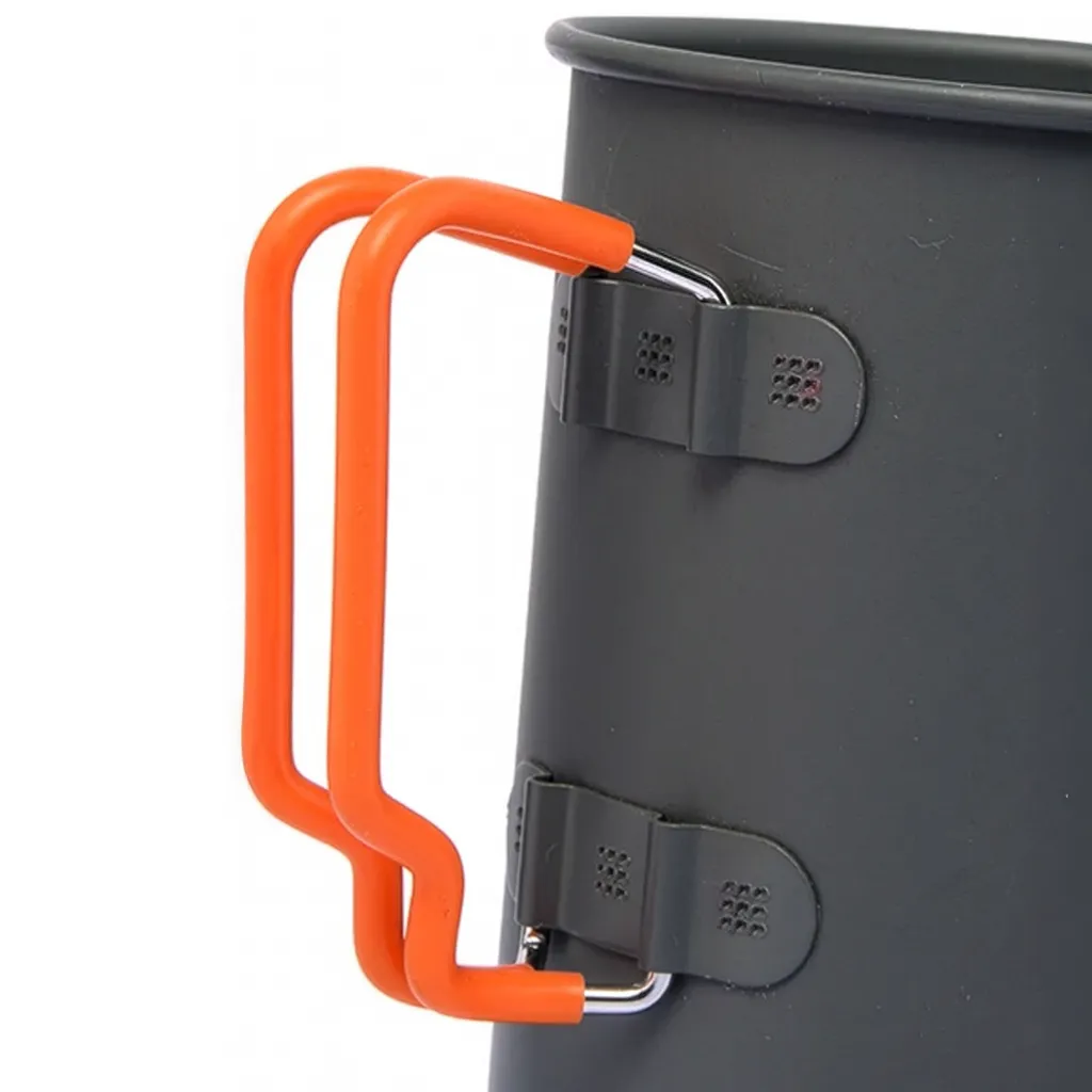 close up of the pots insulated handles