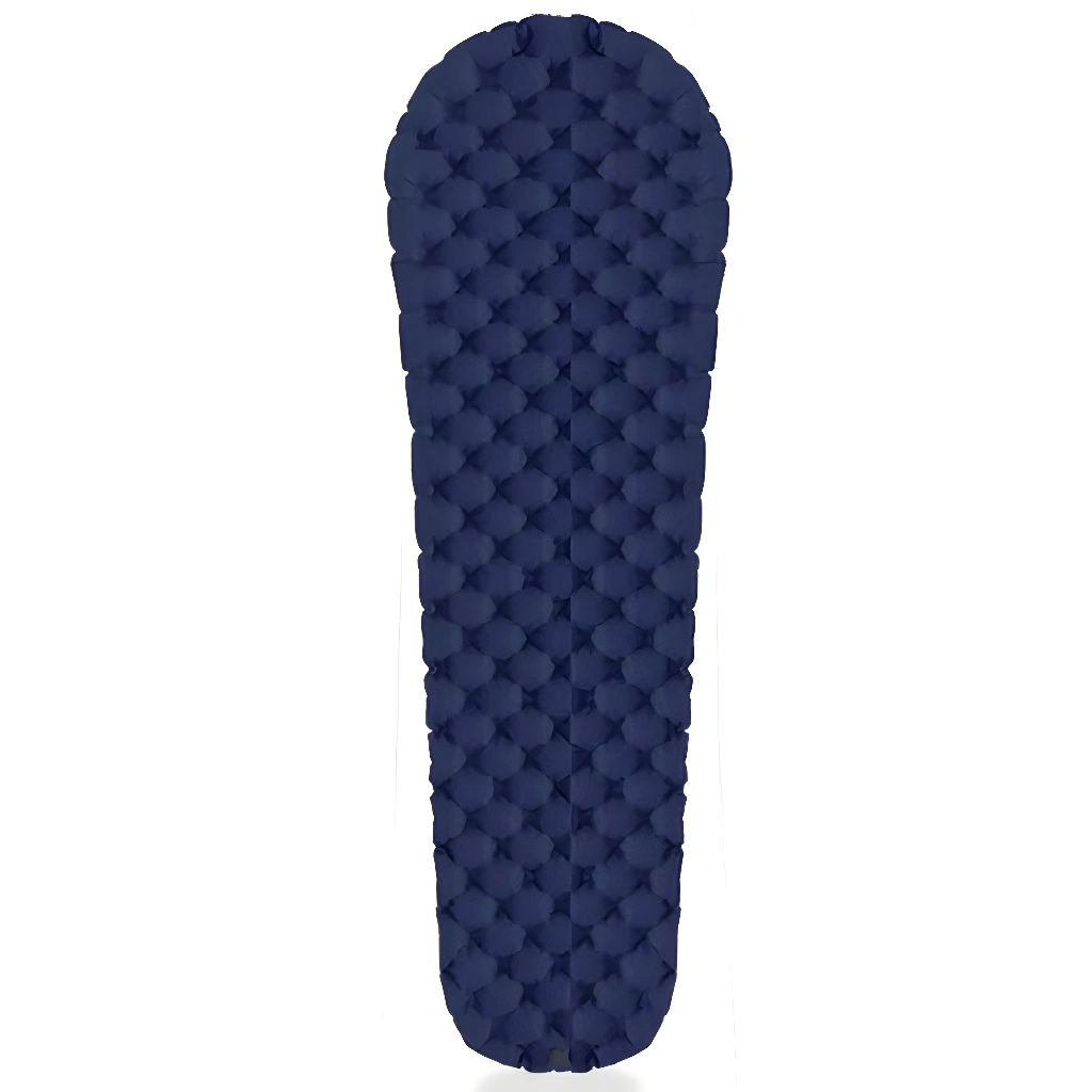 hiking sleepingmat navy blue colour vertical image