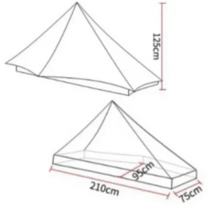 lanshan 1 ultralight tent dimensions