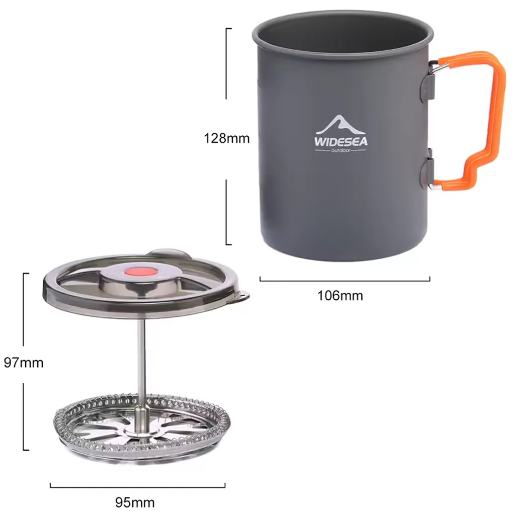 lightweight coffee plunger pot dimensions