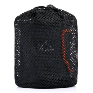 storage bag included with the pot plunger set for camping