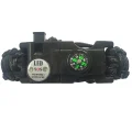 Black wrist compass