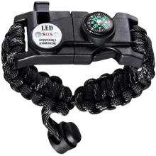Paracord Bracelet Black EMB01 BK vuno nz 2024