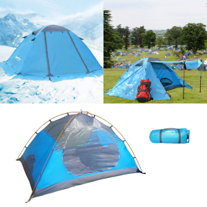 Winter Camping Tent Blue 4 Season tent for hiking DFST-B 2022