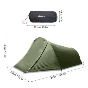 Vuno MC2PT AG 2 Person Tunnel Tent