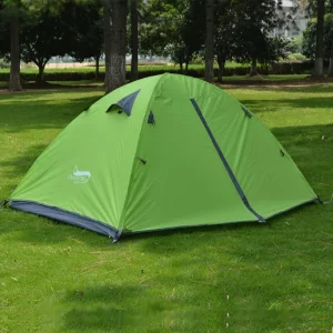 Tent used outside