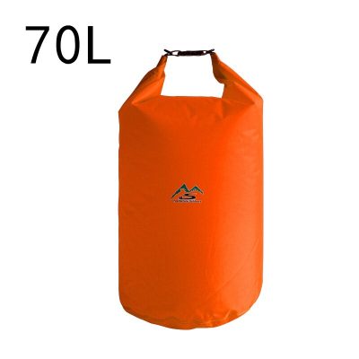 70L dry bag high vis orange
