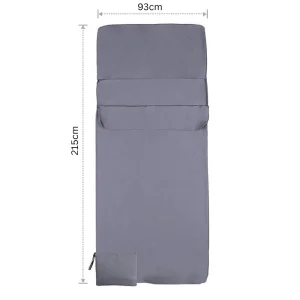 grey liner for sleeping bags product dimensions