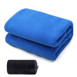 blue fleece sleeping bag liner (1)