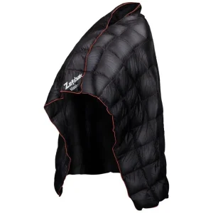 hiking quilt worn as a poncho
