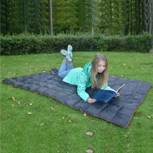 quilt used as a picnic mat