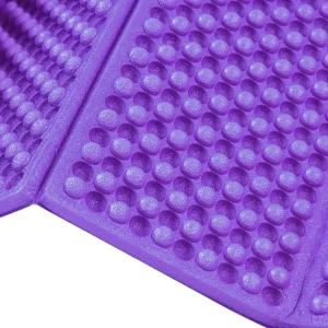 close up view of sleeping pad