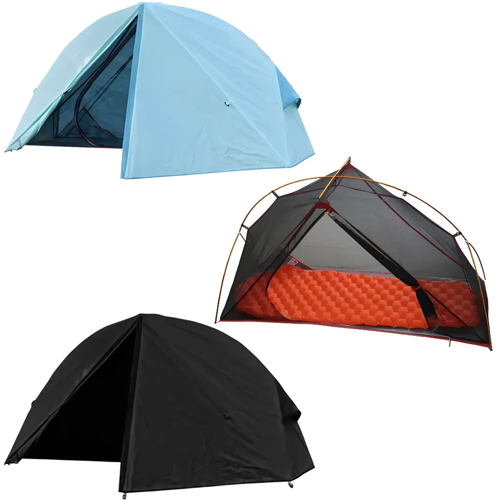 dark knight and Blue Haven lightweight tents main product image vuno hiking nz