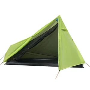green ultralight tent