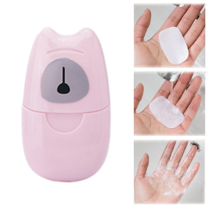 Hiking Soap Flakes with Pink Case