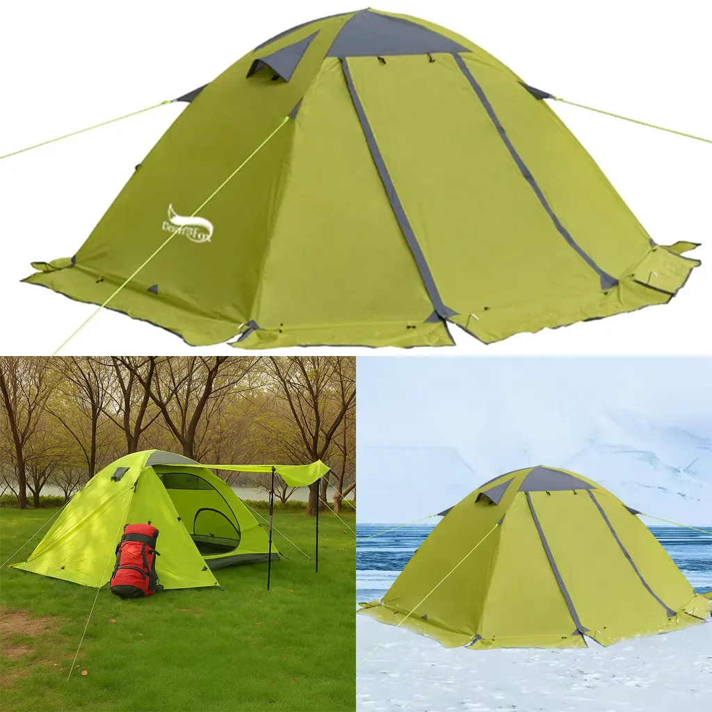Winter Tent 4 Season 2 Person with Snow Skirt Lightweight 2.4 KG