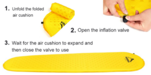 how to use self inflating mattress