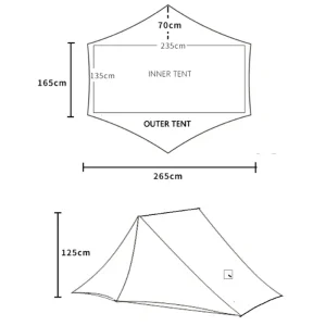 Aricxi Versa2 Tent Dimensions