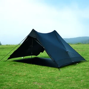 Versa2 Hiking pole tent used without inner tent on grass