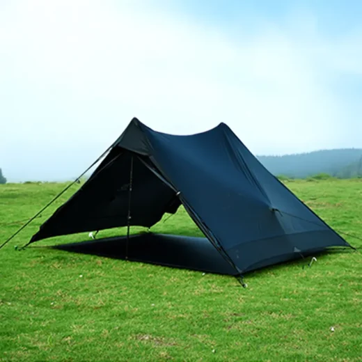 Versa2 Hiking pole tent used without inner tent on grass