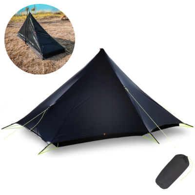 vuno black ops ultralight pole-less tramping tent just 1050 grams (1)