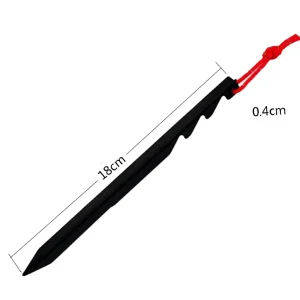 black aluminum tent stake dimensions