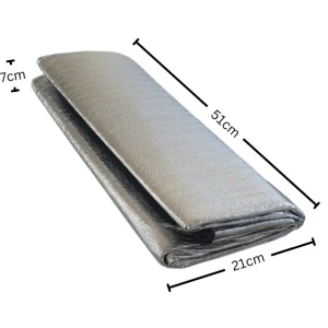 folded liner mat for tent dimensions