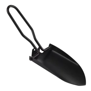 small black folding spade