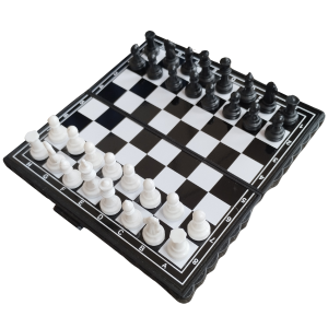 Miniature Chess Set for Travel Magnetic - Packs Down Small