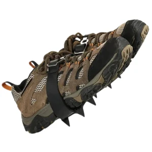 4 Teeth Strap On Cramp Ons on Shoes